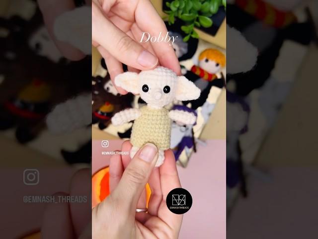 Can we get Dobby to 2k likes?  #harrypotterseries #smallbizau #crochet #cute