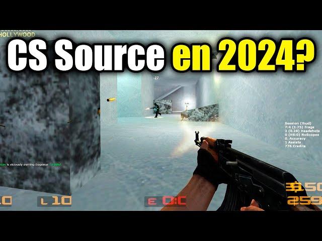 Así es jugar COUNTER STRIKE SOURCE en PC en 2024 | SIGUE SIENDO EL MEJOR