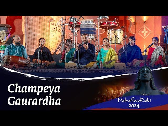 Champeya Gaurardha | Sandeep Narayan with Sounds of Isha | Isha Samskriti | Mahashivaratri 2024 |