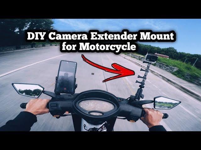 DIY Camera Extender Mount for Motorcycle | Nellywerkz TV