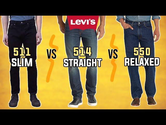 Which Levi's Jean Is Best FOR YOU? | 511 VS 514 VS 550