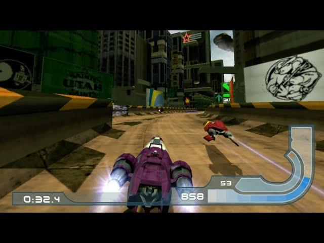 Wipeout Fusion (PS2) start