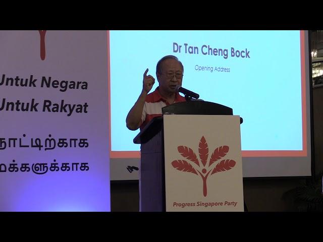 Dr Tan Cheng Bock at Progress Singapore Party