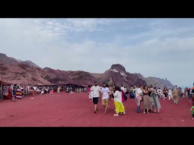 The Blood Beach of Hormuz Island!🩸 ️ #hormuz #iran