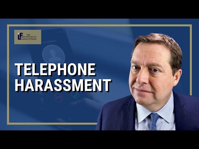 Telephone Harassment in Washington State