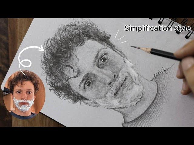 Master drawing faces without using the Loomis method
