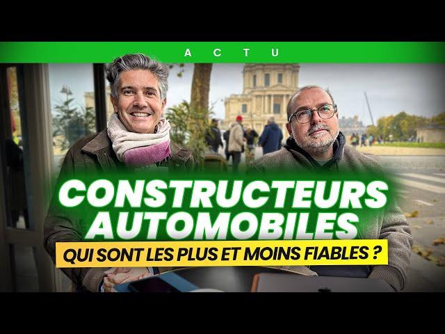 Quels sont les CONSTRUCTEURS automobiles les plus et les moins FIABLES ? + le reste de l'actu auto