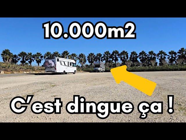 10.000m2 de libre et il se met juste à côté ! 🫠 - Quotidien Nomade