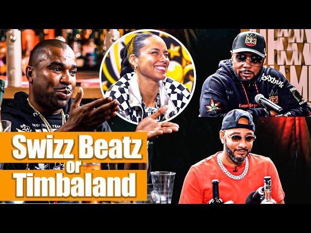 Swizz Beatz or Timbaland ? | Legendary Producers Conversation On Drink Champs 