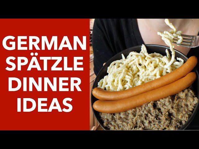 How to serve German Spätzle traditionally? 13 Spaetzle Dinner Ideas!