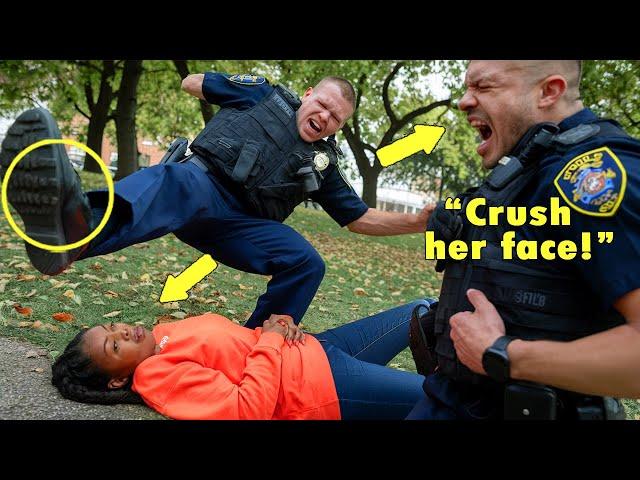 The cops attacked the woman, but no one expected what happened next!