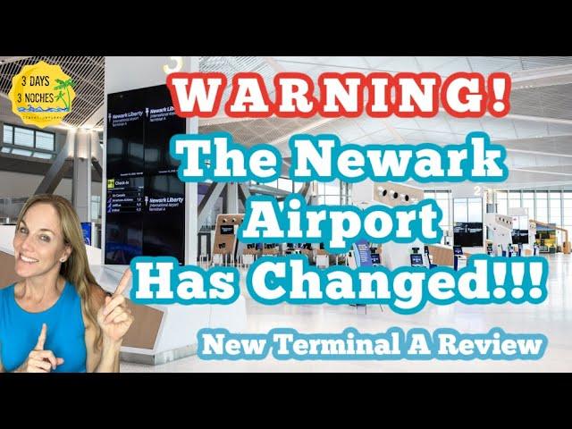 The Newark Airport has Changed!  The New Terminal A Review