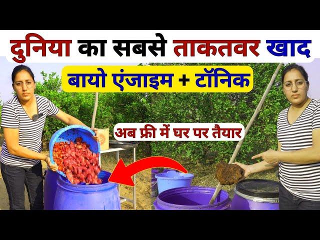 DAPNPK fertilizer और tonic से ताकतवर बायो एंजाइम + खाद | organic high power fertilizer | bio enzyme