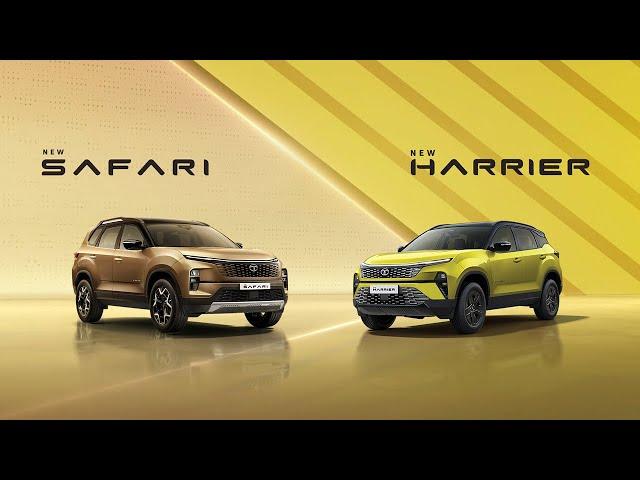 The grand unveiling of the New Safari and New Harrier.