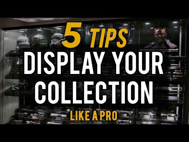 5 TIPS to Display your Collection LIKE A PRO --- Props, Statues, Star Wars & more