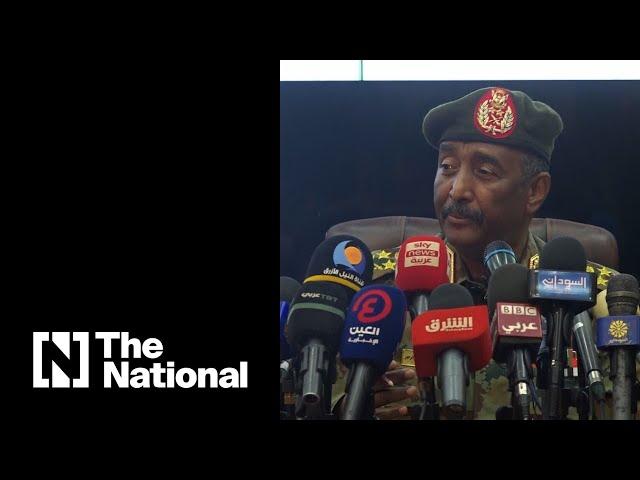 Sudan's top general claims military takeover was meant to prevent civil war