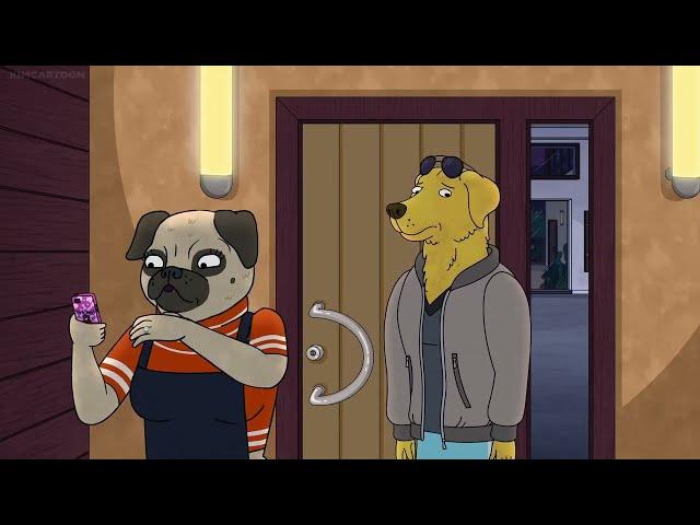 Bojack Horseman - Mr. Peanut Butter tells Pickles He Cheated on Her