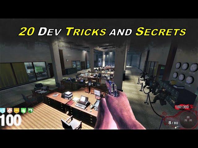 20 Dev Tricks and Secrets Hidden Outside Black Ops 1 Zombies