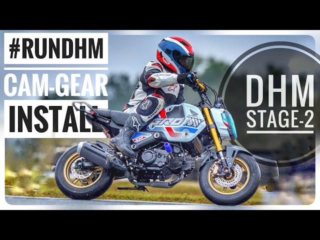 DHM S1 Camshaft and Flashed ECU for the 2022+ Honda Grom / Monkey Gen 2 - make my ground go fast