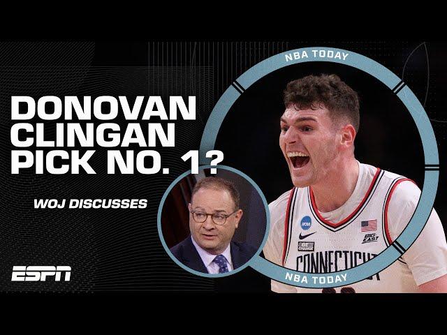 Woj: Donovan Clingan absolutely in conversation for No. 1 pick | NBA Today