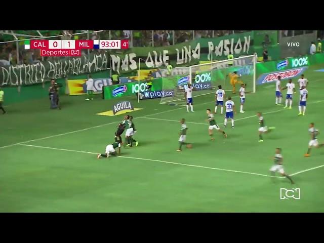 Cali 1-1 Millonarios: Gol Camilo Vargas I Deportes RCN