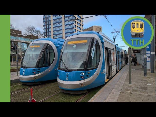 Trams at Edgbaston Village