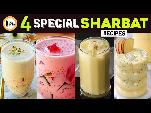 4 Special Sharbat Recipes by Food Fusion