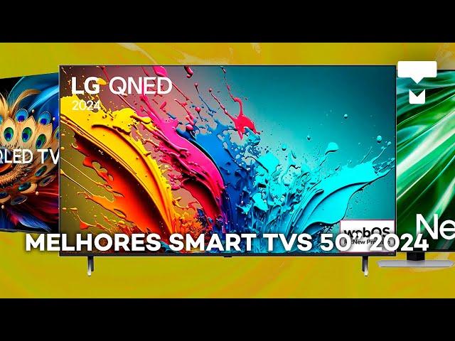 TOP 7 MELHORES SMART TVS 4K 50 POLEGADAS para comprar em 2024