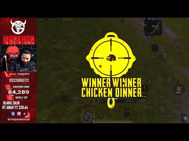 13 Kills in Last Zone | Intense Fight | TMG Markhor | Pubg Mobile