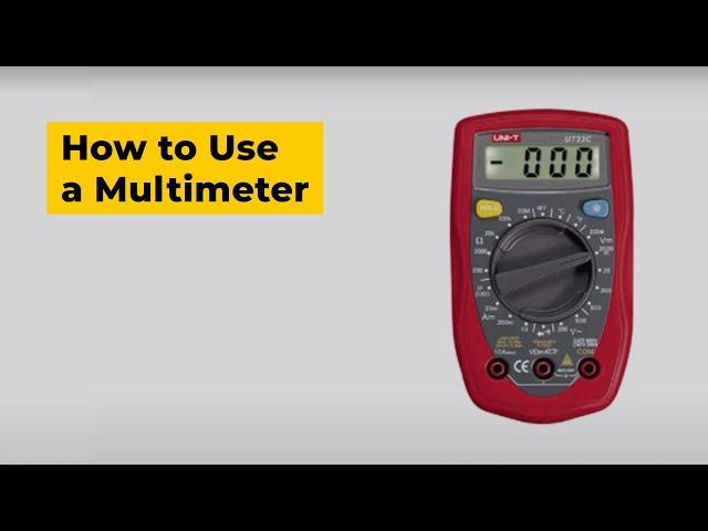 How to Use a Multimeter