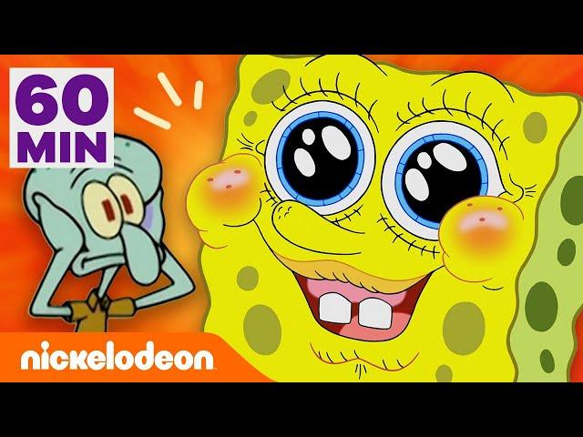 SpongeBob | Godzina SpongeBoba bez przerwy! | Nickelodeon Polska