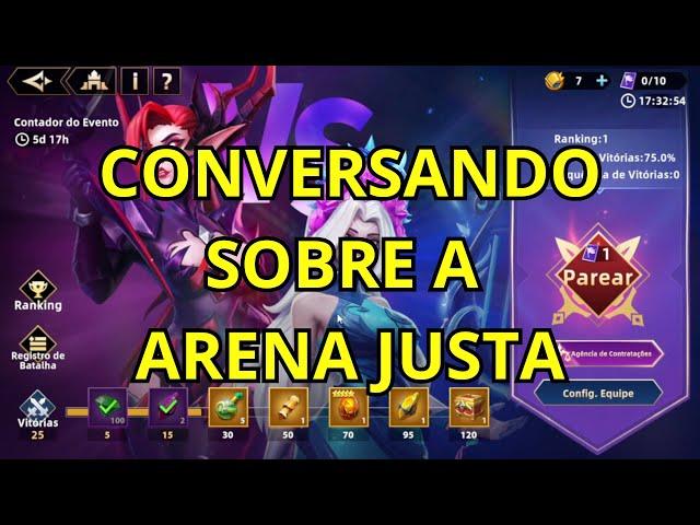 CONVERSANDO SOBRE A ARENA JUSTA | Infinite Magicraid