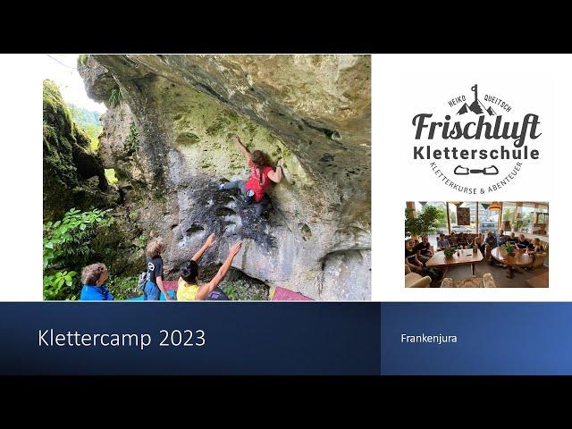 Frischluft Klettercamp 2023