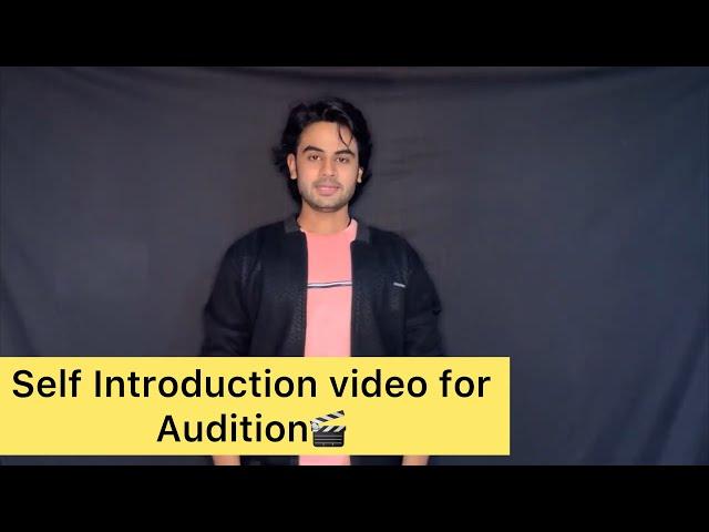 Self Introduction video for Audition |my new Intro video 2021 #auditioninmumbai