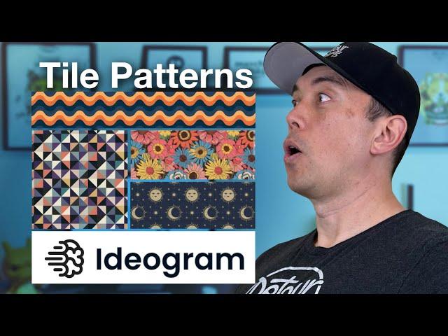 AI Art + Seamless Patterns Using Ideogram and How to Use It for Print on Demand