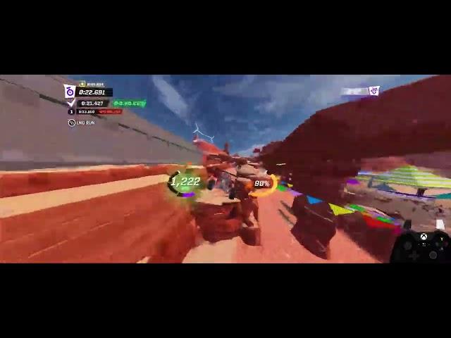 Fortnite Rocket Racing | Dust Up 2 Speedrun | 44.803