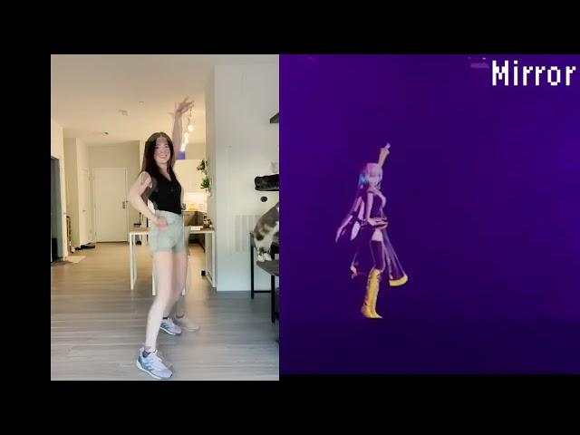MIRRORED Luka LukaNight Fever Dance Comparison by Mew Dances