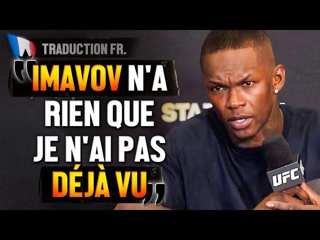 Israel Adesanya juge Nassourdine Imavov, donne ses 5 GOATS