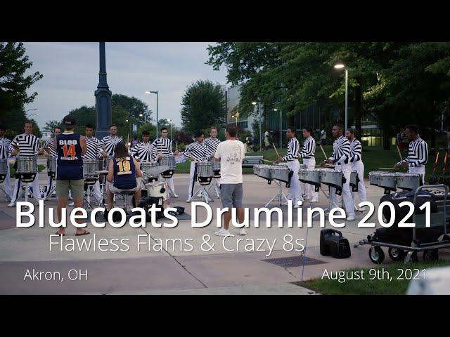 Bluecoats 2021 Drumline | Flawless Flams & Crazy 8s