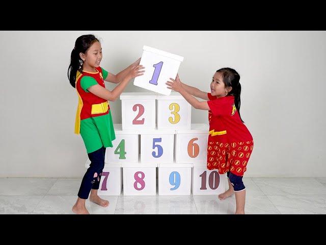 Keysha And Afsheena Learn And Play Game Numbers 1 To 10