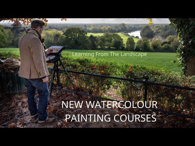 PAINT THE LANDSCAPE IN WATERCOLOR - NEW COURSES!