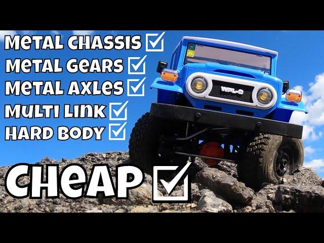 Full Metal Chassis, Hard body RC FJ40 less than $100! New WPL C34 KM Review. Cheapest Crawler!