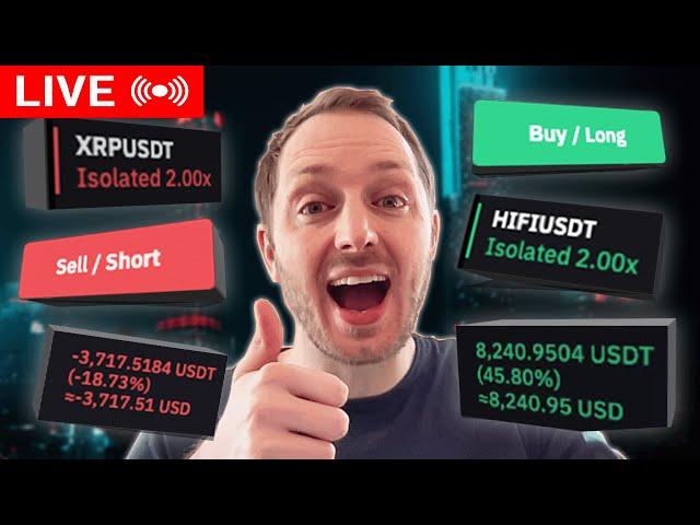 Crypto trader POV trading screen 24/7 (LIVE NOW)