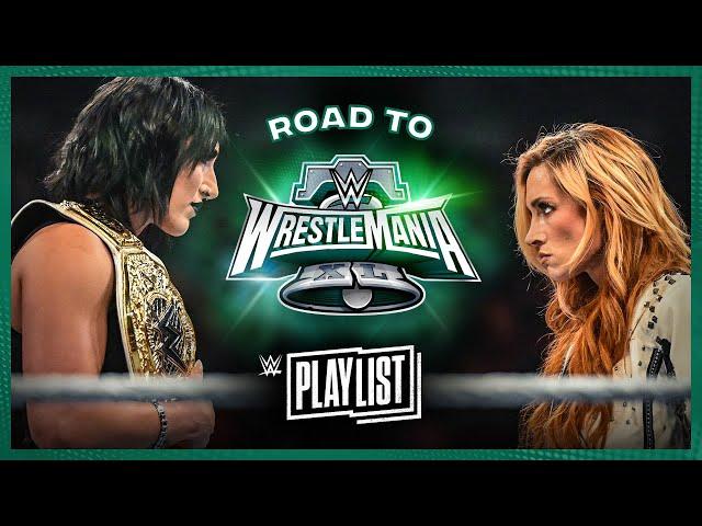 Rhea Ripley vs. Becky Lynch – Road to WrestleMania XL: WWE Playlist