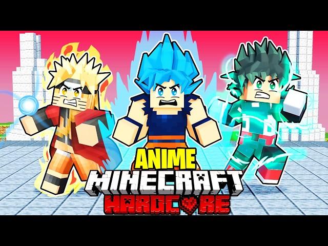 100 Players Simulate ANIME in Minecraft...