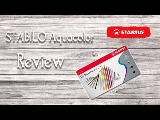 Stabilo Aquacolor (water colour pencil) Review