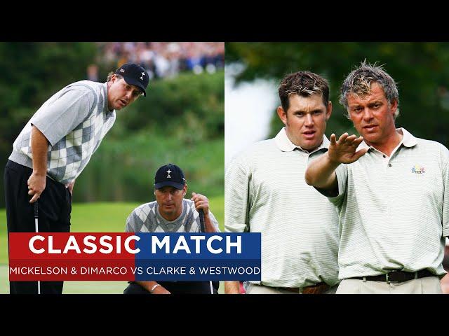 Mickelson & DiMarco vs Clarke & Westwood | Extended Highlights | 2006 Ryder Cup