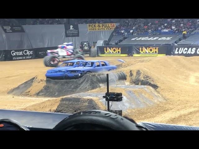 Monster Jam San Antonio 2024: Lucas Oil Stabilizer Freestyle