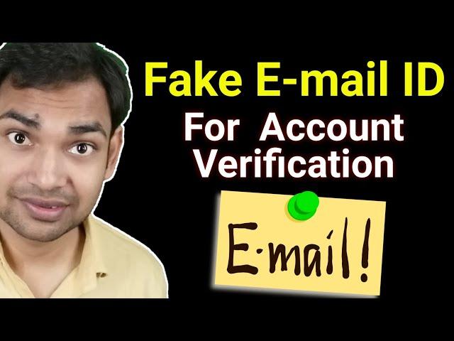 Fake Email ID Kaise Banaye | Temporary Email Address For Verification | Disposable Email | Temp Mail