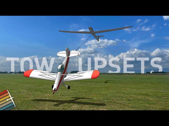 3 Seconds to Crash: Glider Aerotow Launch Gone Wrong